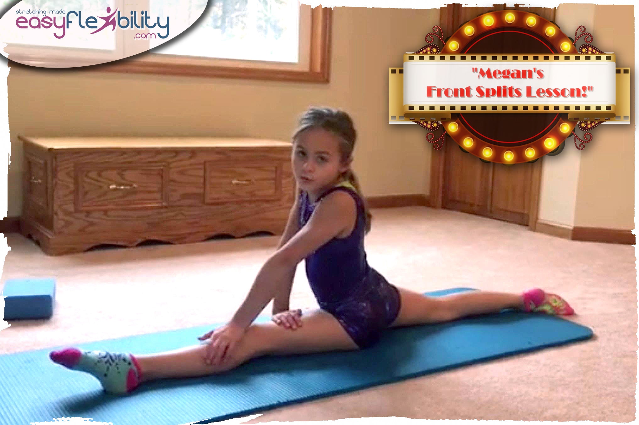 Megan's Front Split Lesson - Full