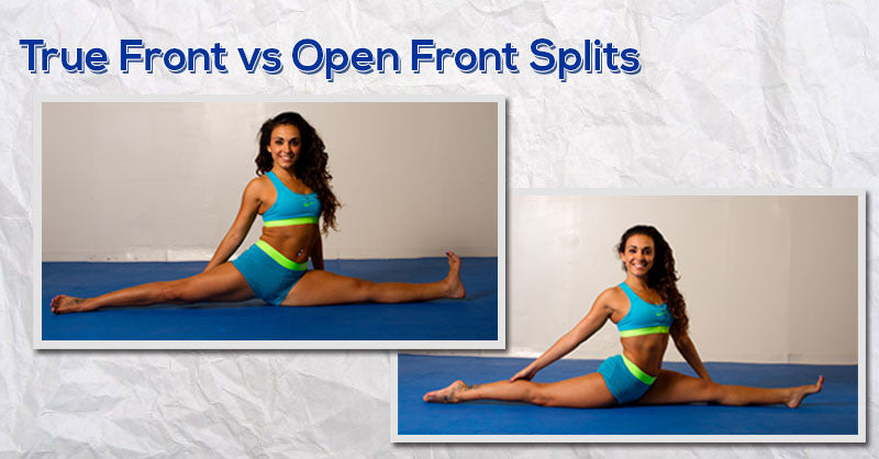 Front Split Variations in the (Turned out or Open) Front Split